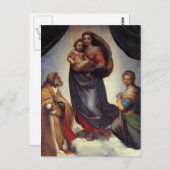 マドンナファインアートバイラファエル ポストカード (正面/裏面)