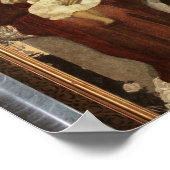 マドンナベビーイエスを王座に迎え ポスター (角)