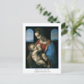 マドンナリッタバイレオナルドダヴィンチ ポストカード (スタンド正面)
