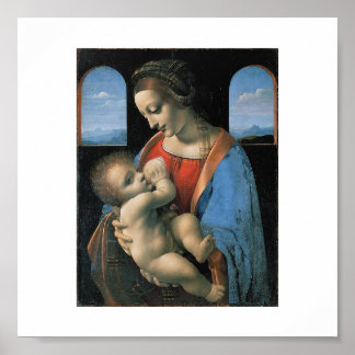マドンナリッタbyレオナルド・ダ・ヴィンチc.1490-1491 ポスター