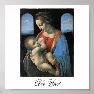 マドンナリッタbyレオナルド・ダ・ヴィンチc.1490-1491 ポスター