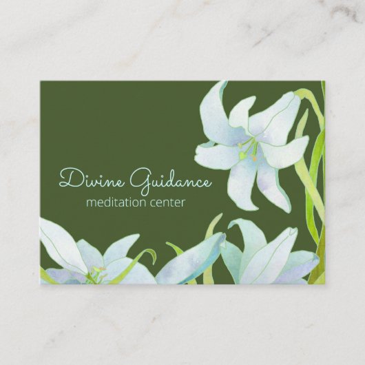 マドンナリリーメディテーションセンター 名刺 (正面)