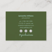 マドンナリリーメディテーションセンター 名刺 (裏面)