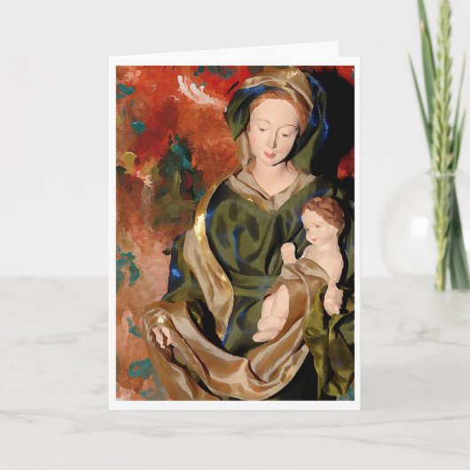 マドンナ及びベビーイエス・キリスト シーズンカード (正面)