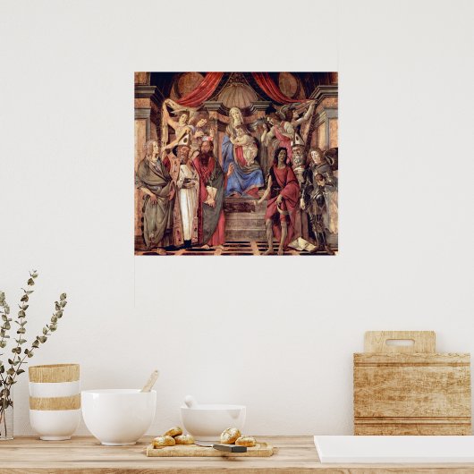 マドンナ天使と聖徒の王座 ポスター (キッチン)