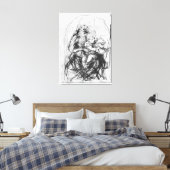 マドンナ猫勉強c.1478-80 キャンバスプリント (インサイチュ (寝室))