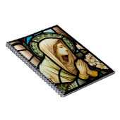 マドンナ祈りの言葉ステンドグラス ノートブック (右側)