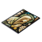 マドンナ祈りの言葉ステンドグラス ノートブック (左側)