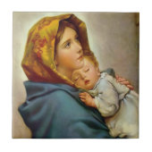 マドンナ通りマドンナと子マドンニーナ タイル (正面)