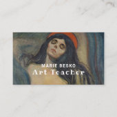 マドンナ1894 Version By Edvard Munch, Art先生 名刺 (正面)