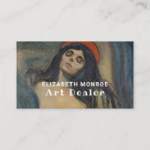 マドンナ1894 Version By Edvard Munch, Art Dealer 名刺 (正面)