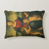 マドンナ・オブ・ゴールドフィンチbyラファエル・サンツィオ アクセントクッション (正面)