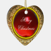 マドンナ・オブ・フィスタット/ルビージェムストーンハート セラミックオーナメント (右)