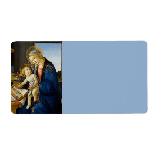 マドンナ・オブ・ブック（ボッティチェリ） ラベル (正面)