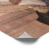 マドンナ・オブ・ブック – Botticelli - c1480 ポスター (角)