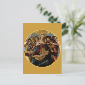 マドンナ・オブ・ポメグラネート – ボッティチェリ ポストカード (スタンド正面)