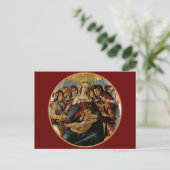 マドンナ・オブ・ポメグラネート – ボッティチェリ ポストカード (スタンド正面)