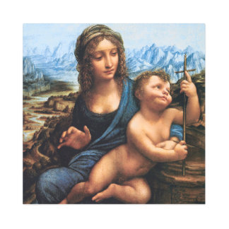 マドンナ・オブ・ヤルワインダーbyレオナルド・ダ・ヴィンチ メタルプリント