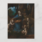 マドンナ・オブ・ロックス、ヴァージン・メアリー、イエス、ジョン ポストカード (正面)