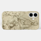 マドンナ、キリストと聖ヨハネのバプテストby Rapahel Case-Mate iPhoneケース (裏面 (横))