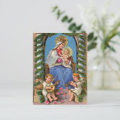 マドンナ&チャイルドクリスマスホリデーポストカード シーズンポストカード (スタンド正面)