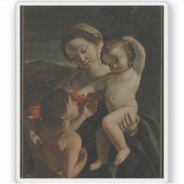 マドンナ&チャイルド乳児聖ヨハネとバプテスト シール