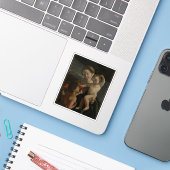 マドンナ&チャイルド乳児聖ヨハネとバプテスト シール (ノートパソコンとiPhone)