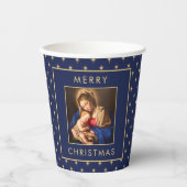 マドンナ&チャイルド伝統的クリスマスパーティー 紙コップ (正面)
