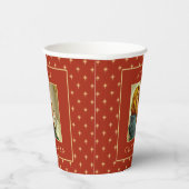 マドンナ&チャイルド伝統的宗教的クリスマス 紙コップ (右)