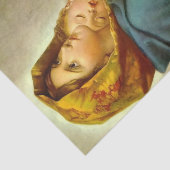 マドンナ&チャイルド伝統的宗教的クリスマス 薄葉紙 (詳細)