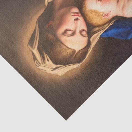 マドンナ&チャイルド伝統的宗教的クリスマス 薄葉紙 (詳細)