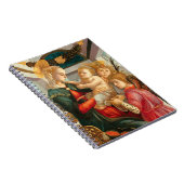 マドンナ&チャイルドTwo Angels Sandro Botticelli ノートブック (右側)