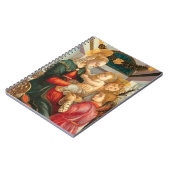 マドンナ&チャイルドTwo Angels Sandro Botticelli ノートブック (左側)