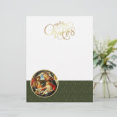 マドンナ（ボッティチェリ）。クリスマスレターヘッド (スタンド正面)