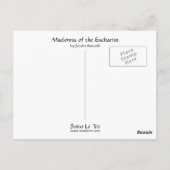 マドンナ ポストカード (裏面)