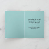 マドンナ・メアリーと子どもヴィンテージの宗教聖降誕祭 シーズンカード (内部)