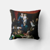 マドンナ・ロザリオ・カラヴァッジョ クッション (裏面)