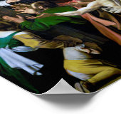 マドンナ・ロザリオ・カラヴァッジョ ポスター (角)