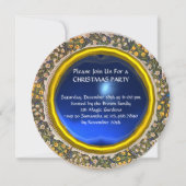 マドンナ、子供と天使ブルーサファイアクリスマス 招待状 (裏面)