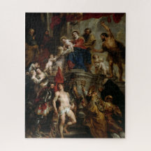 マドンナ、聖徒に囲まれて