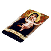 マドンナ(W.Bouguerau)ファインアートクリスマスプレゼント マグネット (左側)