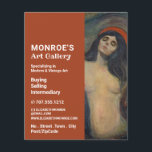 マドンナby Edvard Munch, Art Dealer, Gallery チラシ<br><div class="desc">マドンナはアートディーラーのEdvard Munch氏がGallery's Flyer広告 by The Business Card Store.</div>