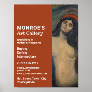 マドンナby Edvard Munch, Art Dealer, Gallery ポスター