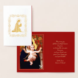 マドンナby W.Bouguerau Luxury Christmas 実在 Foil 箔カード