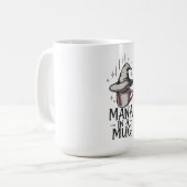 マナインマグ - 魔法使い帽子コーヒー コーヒーマグカップ (正面左)
