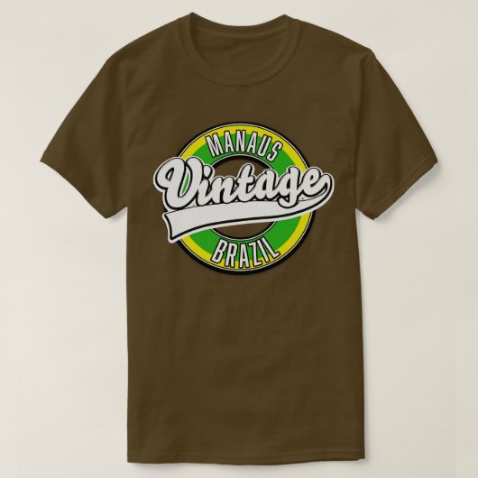 マナウスブラジルヴィンテージ Tシャツ (デザイン正面)