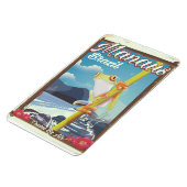 マナウス ブラジル ビンテージ 旅行ポスター マグネット (左側)