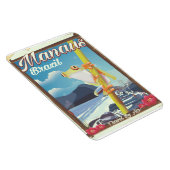 マナウス ブラジル ビンテージ 旅行ポスター マグネット (右側)