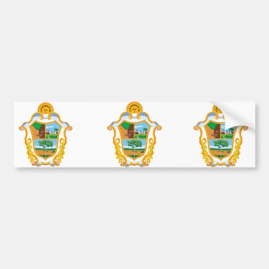 マナウスAmazonas、ブラジル バンパーステッカー (正面)