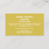 マナグア国旗とコート・オブ・アームズ、ニカラグア国旗 名刺 (裏面)